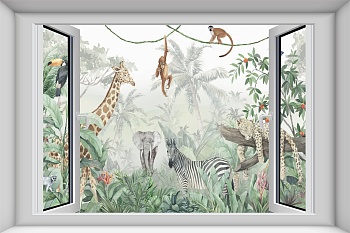 Вид из окна Джунгли